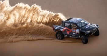 L'Hilux T1 in versione 2024 nei test pre Dakar