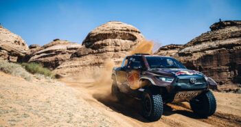 L'Hilux Overdrive di De Mevius in azione