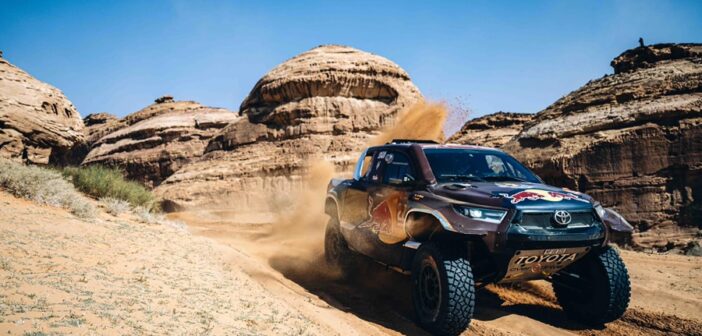 L'Hilux Overdrive di De Mevius in azione