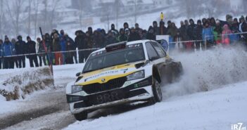 La Skoda Fabia Rally2 Evo di Lengauer incanta il pubblico