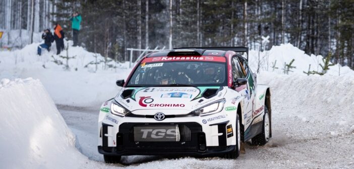 Heikkila al debutto sulla GR Yaris Rally2 sui ghiacci dell'Arctic