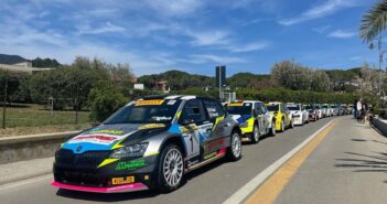 Le vetture dell'IRC al Rallye Elba