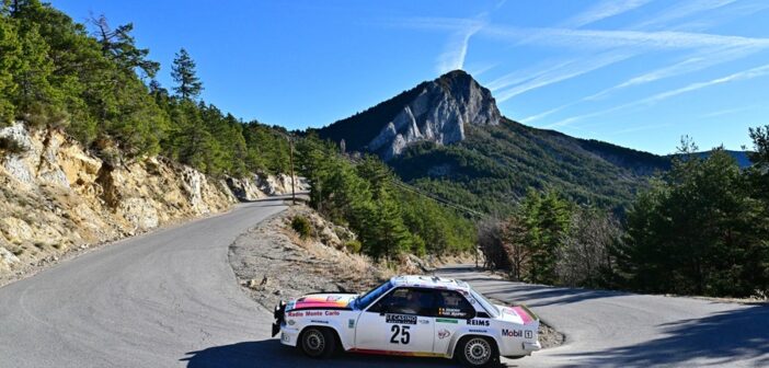 L'Opel Ascona 400 del vincitore in azione