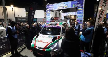 La GR Yaris Rally2 alla partenza del North West Stages