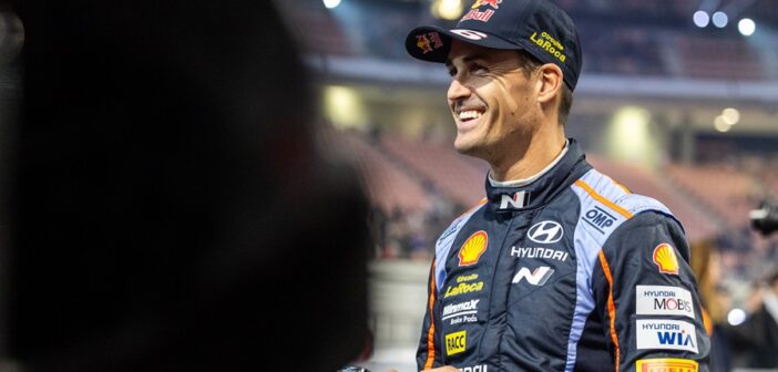 Dani Sordo nella sua ultima uscita al Rally Japan