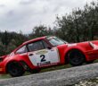 La Porsche di Lombardo vola sulle strade Aretine