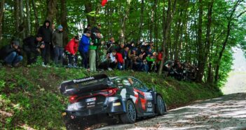 La Yaris di Ogier sullo shake down croato