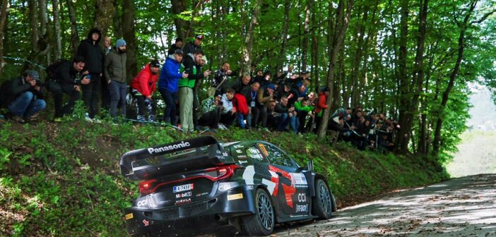 La Yaris di Ogier sullo shake down croato