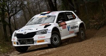 Umberto Scandola podio al rally di Foligno protagonista del CIRT