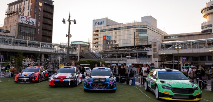 Le case costruttrici in bella mosta al Japan WRC