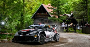 Ogier sulle insidiose strade Croate sporche all'inverosimile