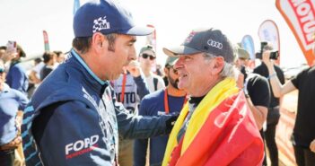 Calos all'arrivo vittorioso alla Dakar riceve i complimenti di Roma oggi suo nuovo ..