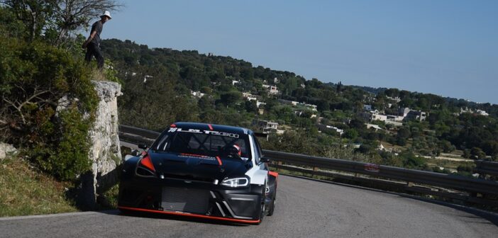 L'Audi Volkswagen Golf Mk7 del vincitore tra le carrozzate Aragona