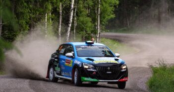 Mattia Zanin in azione sugli sterrati di Karlstad