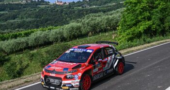 La Citroen C3 di Crugnola sfreccia sulle colline veronesi