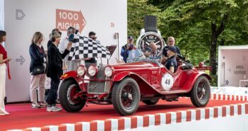 La pedana finale del vincitore Vesco