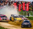 Johan Kristoffersson in una delle concitate fasi di partenza a Mettet
