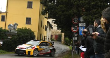 La GR Yaris Rally2 di Zanin doma le strade fiorentine (Foto by Thomas Enrico Simonelli)