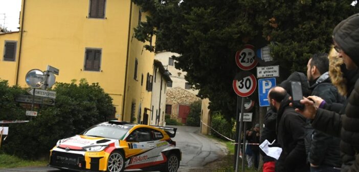 La GR Yaris Rally2 di Zanin doma le strade fiorentine (Foto by Thomas Enrico Simonelli)