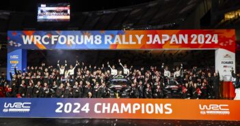 La festa di Toyota sul podio finale del Japan