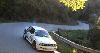 La BMW M3 di Guarducci sulle speciali del val di Cornia (Photo Thomas Enrico Simonelli)