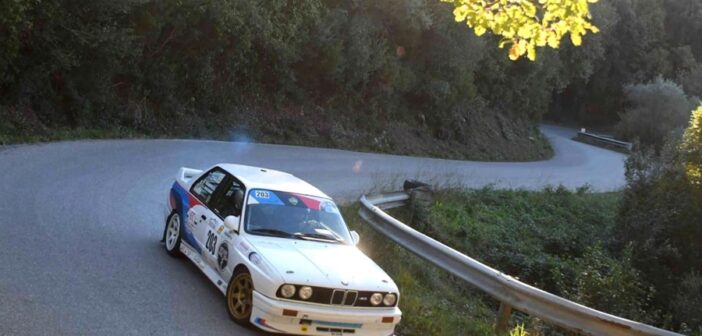 La BMW M3 di Guarducci sulle speciali del val di Cornia (Photo Thomas Enrico Simonelli)