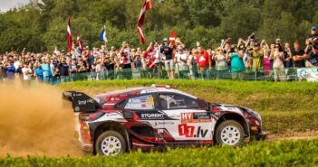 Sesks al volante della Puma Rally1 HY sulle speciali lettone