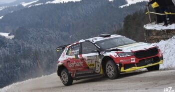 Langauer irresistibile al volante della Fabia RS sulla neve