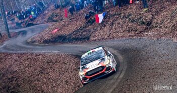 FONTANA A PODIO NEL WRC3 La Fiesta Rally3 di Fontana in azione (Foto Bettiol)