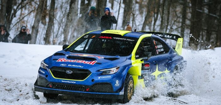 La Subaru WRX di Semenuk vola allo Sno Drift