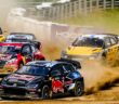 Una delle fasi concitate dopo la partenza del World RX