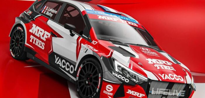I colori della Hyundai i20 N Rally2 della Lifelive Motorsport di Lefebvre