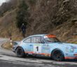 La Porsche di Musti nella sua cavalcata trionfale