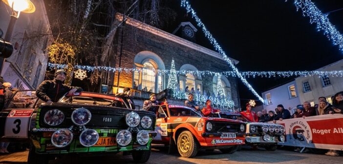 Alcuni scorci suggestivi del RAC Rally prima della partenza