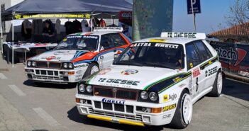 Due sfavillanti Lancia Delta in quei di Cocconato