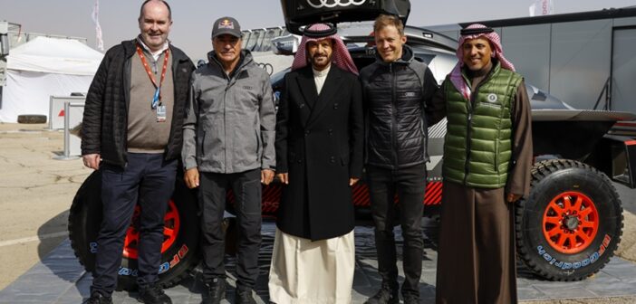 Robert Reid e Ben Sulayem alla Dakar 2023