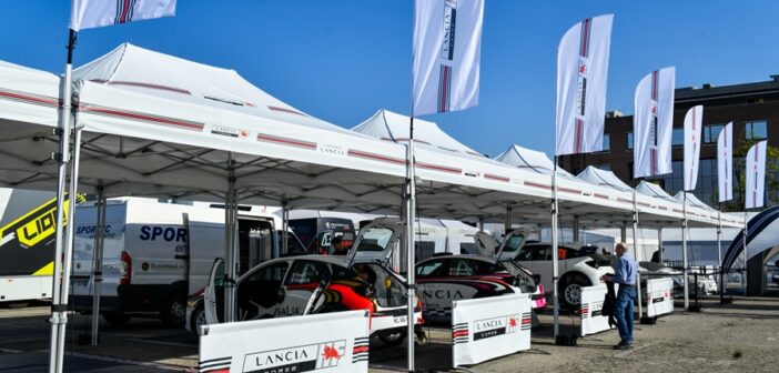 Il service Lancia nel park di Alba