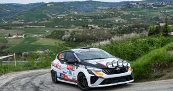 La Clio Rally5 di Botta uno dei protagonisti tra le compatte delle classi di base