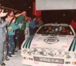 Pierino Beltrandi al volante della sua Lancia Rally 037
