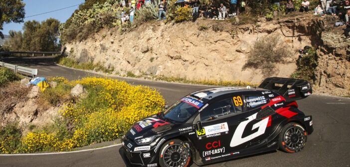 Kalle vola nello shake down del Canarie