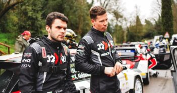 Gryazin nella sua ultima uscita al rally del Ciocco