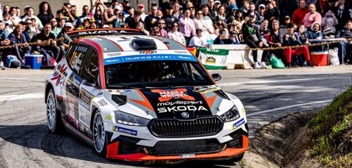 Nikolay Gryazin in azione sulle strade dell'Andalusia