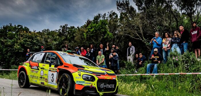 La Citroen C3 Rally2 di Nucita vola nel finale dell'Elba