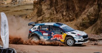 Il vincitore Al Attiyah in azione sulle stage di Jedda