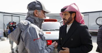 Carlos Sainz e Ben Sulayem alla Dakar 2023