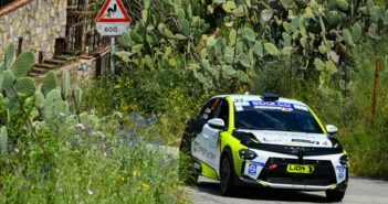 La Ypsilon Rally4 HF di Pisani sugli asfalti del Targa