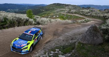 DAPRA’ A PODIO NEL WRC2 CHALLENGER La Fabia RS di Daprà sulle colline lusitane