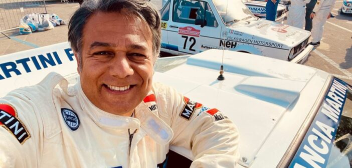 Rosario Terranova sul set di Race for Glory