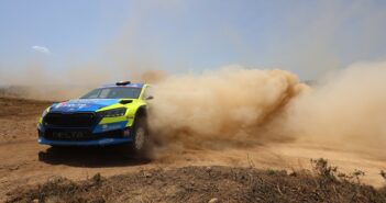 DAPRA’ E FONTANA I PRINCIPI DEL WRC2 E WRC3 La Fabia RS di Daprà nella polvere amica di Sardegna