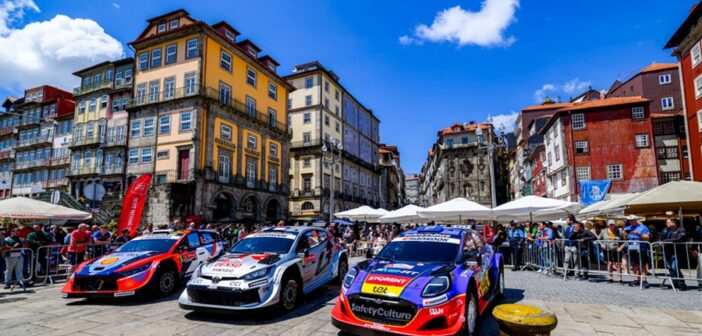 Una cartolina del WRC da Porto